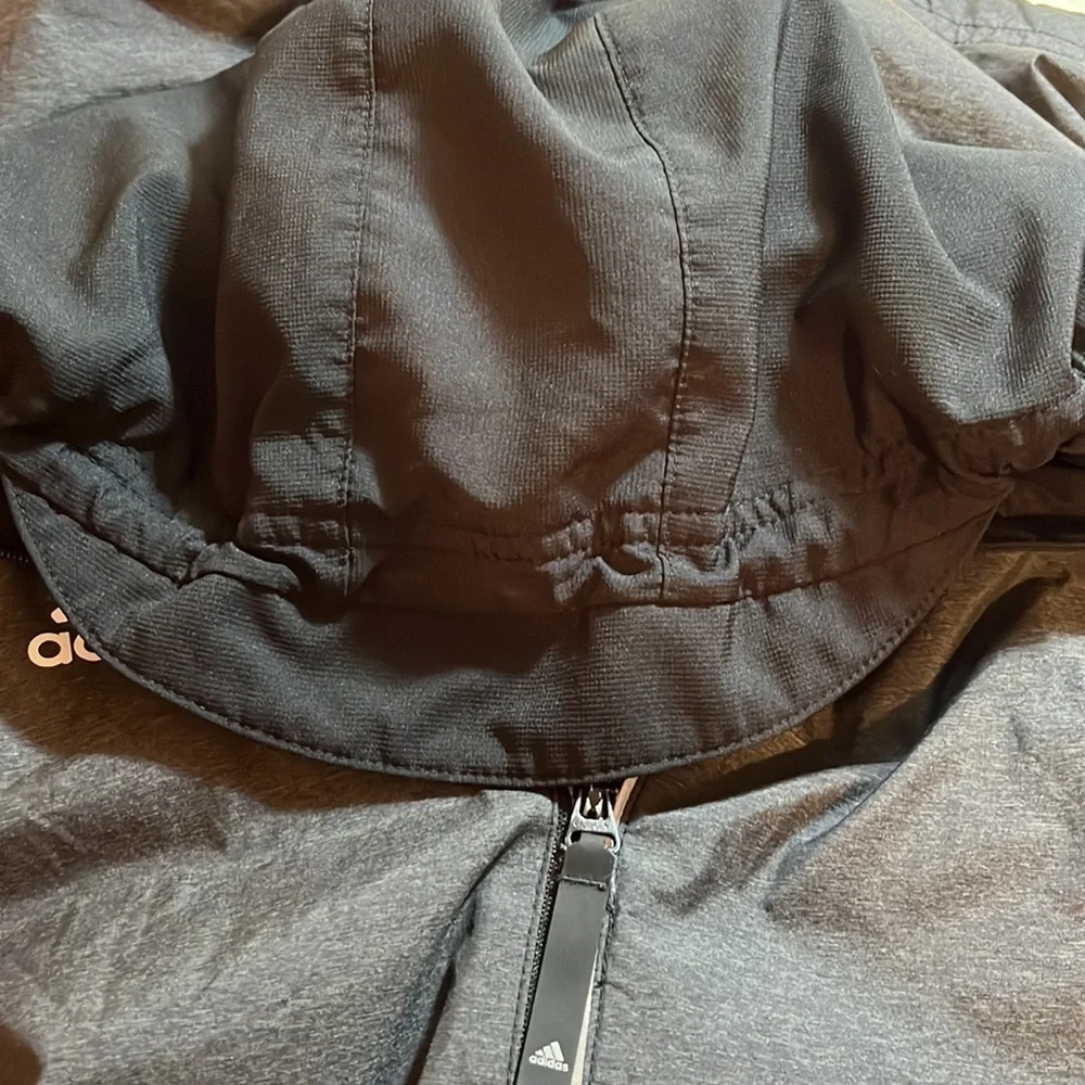 𝅺ADIDAS Hooded Zipper Athletic Jacket